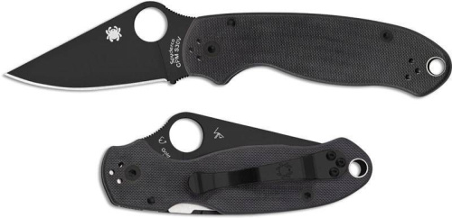 Складной нож Spyderco Para 3 - 223GPBK фото 3 Складной нож Spyderco Para 3 - 223GPBK фото 3