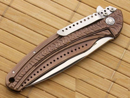 Складной нож CRKT Ripple Bronze Combo фото 5