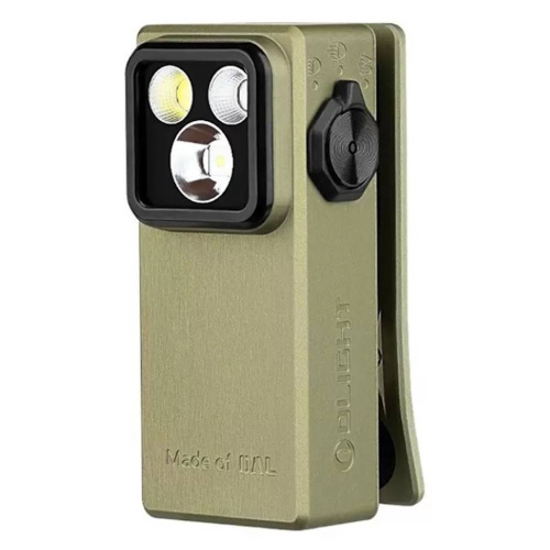 Фонарь Olight Oclip Ultra Olive Green зеленый Фонарь Olight Oclip Ultra Olive Green зеленый
