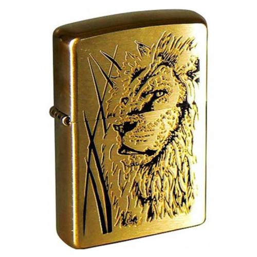 499 ZIPPO ЗажигалкаProud Lion Brushed Brass фото 9 499 ZIPPO ЗажигалкаProud Lion Brushed Brass фото 9