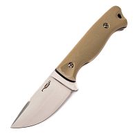 Нож для снятия шкур N.C.Custom Fang Tan satin