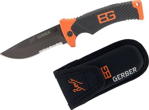 3810 BearGrylls Gerber Bear Grylls Folding Sheath Knife фото 11