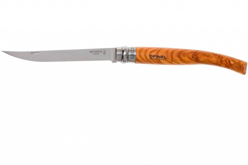 504 Opinel №12 VRI Folding Slim Olivewood фото 10