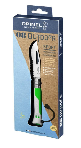 Складной нож Opinel №8 Fluo Green фото 2 Складной нож Opinel №8 Fluo Green фото 2